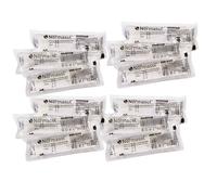 MOLNLYCKE Normasol Saline Solution Sachets 25ml Pack of 50 Sterile Isotonic Sodium Chloride for Wound Cleansing and Eye Irrigation