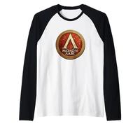 Molon Labe Spartan Shield Lambda Ancient Greek Warrior Raglan Baseball Tee
