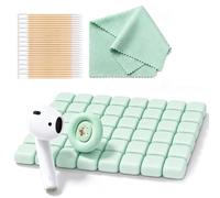 MOLOPPO Cleaning Putty for Airpods, Phone Cleaning Kit, Remove Ear Wax& Dirt& Gunk from Device's Small Crevices, for AirPod Cleaner Kit for Airpods Charging Case/Headphones/Phone/Electronics(Green)
