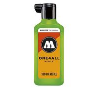 Molotow MO692219 Refill ONE4ALL Refill Ink for Permanent Marker 180 ml Pack of 1 Fluorescent Green