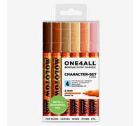 Molotow : One4All : 127HS : Acrylic Marker : Character Set of 6