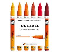 Molotow One4All Acrylic Marker 127HS Hot Set (6 Markers)