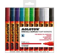 Molotow One4All 227 HS 10 Basic Main Set 2 Kit Paint Marker Pens