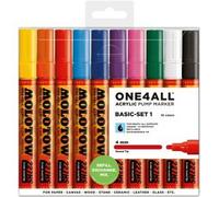 Molotow One4All 227 HS Permanent Marker Refillable 4 mm Assorted Pack of 10