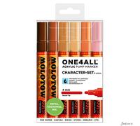 Molotow : One4All : 227HS : Acrylic Marker : Character Set : 6 Colours