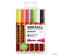 Molotow One4All Acrylic Marker 227HS Neon Set (6 Markers)