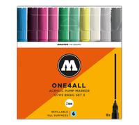 Molotow One4All Acrylic Marker 127HS Basic Set 3 (10 Markers) - 2mm Tip