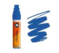 Molotow ONE4ALL Acrylic Marker, 2 mm, Shock Blue, 1 Piece (127.205) Paint Marker - 15 mm True Blue