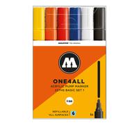 Molotow One4All Acrylic Marker 227HS Basic Set 1 (6 Markers) - 4mm Tip