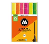 Molotow One4All Acrylic Marker 227HS Neon Set (6 Markers)