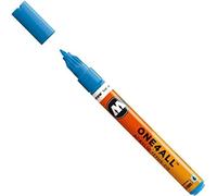 MOLOTOW ONE4ALL Acrylic Marker 2mm Shock Blue 1 Piece (127.205) Paint Marker - 1.5mm Shock Blue Middle