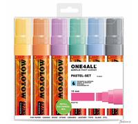 Molotow One4All Acrylic Marker 627HS Pastel Set (6 Markers)