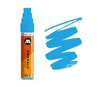 MOLOTOW ONE4ALL Acrylic Markers, 2 mm, Shock Blue, 1 Piece (127.205) Paint Marker - 15 mm Shock Blue Middle