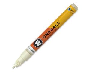 MOLOTOW ONE4ALL Acrylic Paint Marker, 2mm, Nature White, 1 Each (127.235)