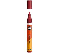 MOLOTOW ONE4ALL Acrylic Paint Marker, 4mm, Burgundy, 1 Each (227.204)
