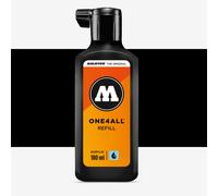 Molotow : One4All : Acrylic Paint Refill : 180ml : Signal Black 180