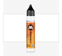 Molotow ONE4ALL Refill Acrylic, Colour 160 Signal White, 30 ml, Refill Ink for Permanent Marker