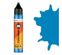 Molotow ONE4ALL Refill Acrylic, Colour 230 Shock Blue, 180 ml, Refill Ink for Permanent Marker