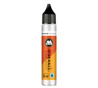 Molotow One4All Acrylic Refill 30 ml (Ink for Refilling Acrylic Markers, High Coverage and Permanent, Quick Drying, for Almost All Surfaces) 251 Glossy White