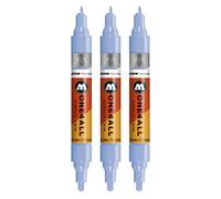 Molotow ONE4ALL Acrylic Twin Marker Pens Pack of 3 202 Ceramic Light Pastel