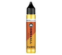 Molotow ONE4ALL Refill Acrylic, Colour 006 Zinc Yellow, 30 ml, Refill Ink for Permanent Marker