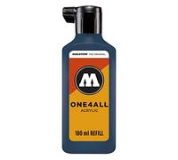 Molotow One4All Acrylic Paint Refill 180ml Petrol 027 For Marker Refills