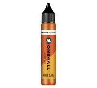Molotow ONE4ALL Refill Acrylic, Colour 085 Dare Orange, 30 ml, Refill Ink for Permanent Marker