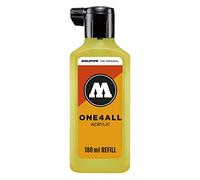 Molotow One4All Acrylic Paint Refill 180ml Neon Yellow Fluorescent 220