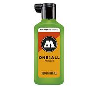 Molotow ONE4ALL Refill Acrylic, Colour 222 Kacao77 Universal Green, 180 ml, Refill Ink for Permanent Markers