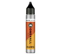 Molotow ONE4ALL Refill Acrylic, Colour 227 Metallic Silver, Refill Ink for Permanent Marker