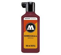 Molotow One4All Acrylic Paint Refill 180ml Burgundy Red 086 Marker Use