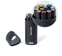 Molotow Sketcher Marker Set 12 Pack - Main Kit 2 - Multi Coloured Pen Bundle
