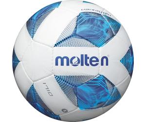 Molten 1710 Vantaggio Football | Superior Training Practice Ball | Extra Durable PU/PVC Cover For Multi-Surface Play | Size 4 - For Boys and Girls Aged 9 to 14 | Blue