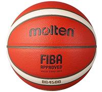Molten 4500 Premium Leather Basketball (6) (Tan/White)