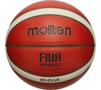 Molten B6G4550 Basketball I The Official Game Ball of British Hoops! I Size 6 I Game-Ready Pebble I Premium Composite Leather I Super League Basketball