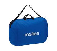Molten Ball Bag with Adjustable Shoulder Strap | Secure and Convenient Zip Access | Holds Six Full Size 5 Footballs | Volleyballs or Netballs,Blue,680 x 450 x 230 mm