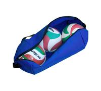 Molten Ball Bag with Adjustable Shoulder Strap | Secure and Convenient Zip Access | Holds Three Full Size 5 Footballs | Volleyballs or Netballs