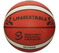 Molten Basketball | Unbeatable B7G2000 | Official Replica BBL British Basketball League Match Ball | Premium Rubber | Indoor & Outdoor | Size 7 | For Boys age 14 plus & Adults | Orange/Ivory