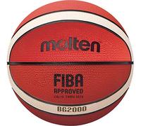 Molten BG-Series Leather Basketball, FIBA Approved - BG2000, Size 6, B6G2000, 2-tone