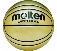 Molten BG-SL7 Presentation or Autographs Basketball | Faux Leather | Not Suitable for Play | Size 7 | Gold