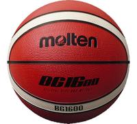 Molten BG1600 Basketball, Indoor/Outdoor, Rubber, Size 6, Orange/Ivory, Suitable For Boys age 12, 13, 14 and Girls age 14 & Adult