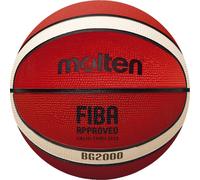 Molten BG2000 Basketball - FIBA Approved - Premium Rubber - Size 7 - Orange