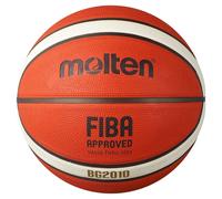 Molten 2010 Deep Channel Basketball-Tan/White-Size 6