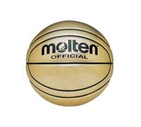 Molten BG-SL7 Presentation or Autographs Basketball | Faux Leather | Not Suitable for Play | Size 7 | Gold