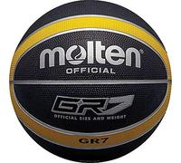 Molten BLACK/YELLOW RUBBER BASKETBALL IN VARIOUS SIZES **BGR5KY-BGR7KY** (6)