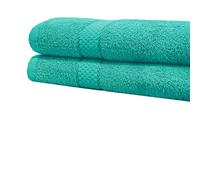 Molten Creek® Bath Sheets, 100% Egyptian Cotton, Super Soft Towel, 500 GSM, Classic Look, High Absorbency and Durability, Extra Large Bath Towels, 80 x 140 cm (2, Green)