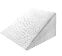 Molten Cr ed Wedge Pillow Cushion, Neck, Back Acid Reflux Flex, Orthopedic Support Cushion, Foam Fill, Removable Washable Cover, Comfortable and Supportive (White)