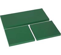Molten Creek® Outdoor Seat Cushion Pads, Two Single & One Double Seat Cushion, Comfortable Cotton Filling, Quickly Removable, Washable, Ideal for Garden and Outdoor (Bottle Green)