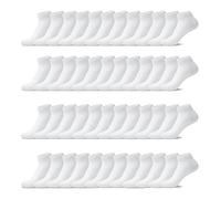 Molten Creek® Trainer Ankle Socks for Men & Women, Sport Low Cut Athletic Running Socks, Soft & Durable for Training, Casual Wear, (UK, Numeric, 6, 11, Regular, Regular, 24 Pairs, White)