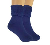 Molten Creek® Unisex Thermal Socks, Extra Thick Fleece Brushed, Warm & Soft, Non-Slip, Arch Support, Breathable & Comfortable Fabric, 2.3 Tog, 3 Pack (UK, Numeric, 4, 7, Regular, Regular, Navy)